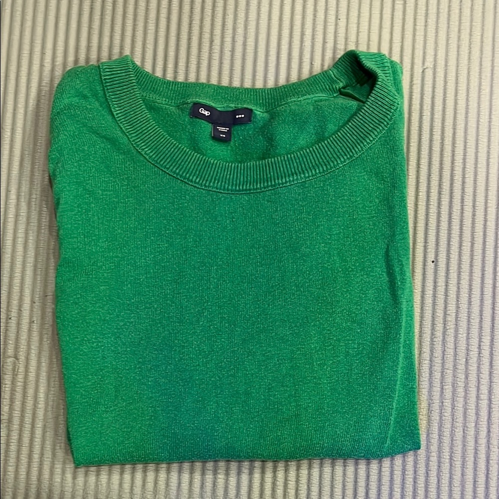 GAP Vibrant Green Knit Pullover